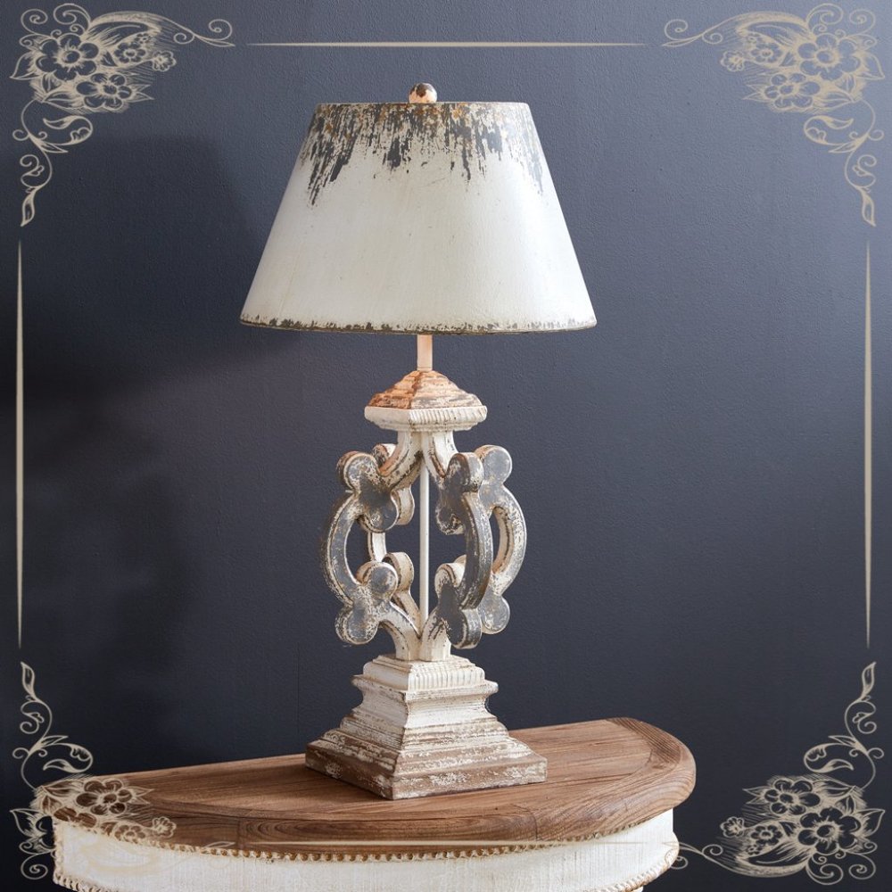 French Rococo Table Lamp - Picture 2 of 5